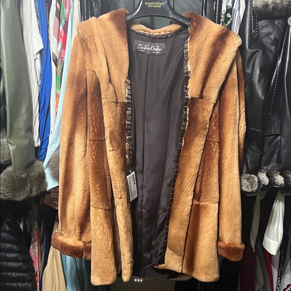 Luxurious Tan Teddy Jacket for Women